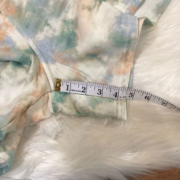 SONOMA fleece shorts woman’s‎ size 2X color called green blue cloud NWT … - Picture 11 of 15